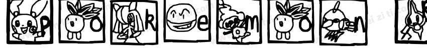 Pokemon Regular字体转换